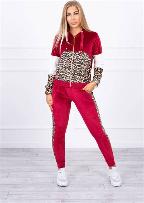velours joggingpak dames
